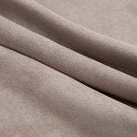 Vidaxl rideaux occultants avec anneaux en métal 2 pièces taupe 140x245 cm
