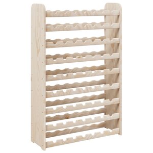 vidaXL Casier à vin 72 5x25x111 5 cm Bois de pin massif