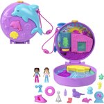 Mattel HWN96 - Polly Pocket - Coffret figurines sauvetage du dauphin