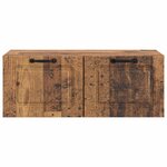vidaXL Meuble TV mural Bois ancien 78 5 x 41 x 30 cm Bois d'ingénierie