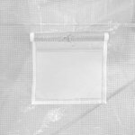 vidaXL Serre avec cadre en acier blanc 60 m² 10x6x2 85 m