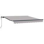 vidaXL Stores rétractables automatiques gris clair 300 x 250 cm