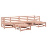 vidaXL Salon de jardin 6 Pièces bois massif sapin de douglas