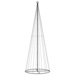 vidaXL Arbre de Noël cône 732 LED Bleues 160x500 cm