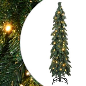 vidaXL Arbre de Noël artificiel pré-éclairé avec 60 LED 120 cm