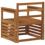 vidaXL Canapé d’extérieur Bois d'Acacia Massif Naturel