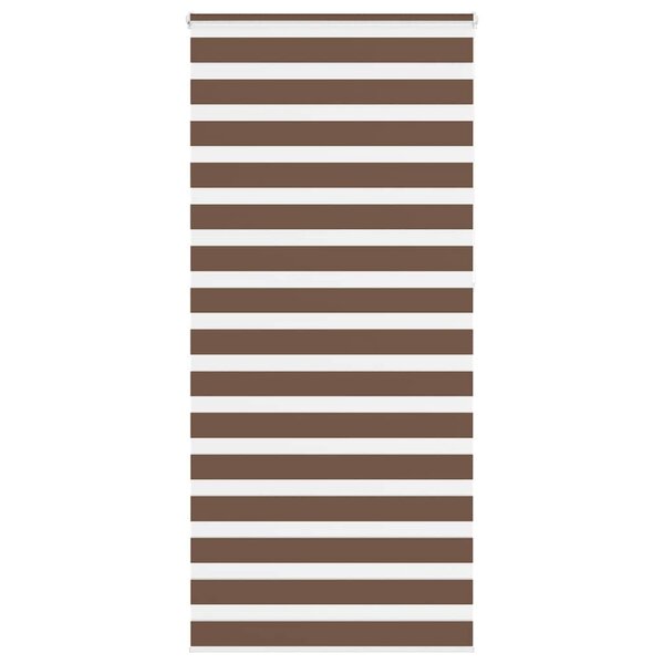 vidaXL Store zèbre marron 105x230cm largeur du tissu 100 9cm polyester