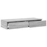 Tiroirs de lit vidaXL Gris Sonoma 75x36 5x16 5 cm en bois d'ingénierie