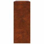 VidaXL Étagère à bois 100x40x100 cm acier résistant aux intempéries