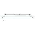 vidaXL Auvent Rétractable with Rouge et blanc 450 × 350 cm tissu