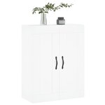 vidaXL Armoire murale blanc 69 5x34x90 cm bois d'ingénierie