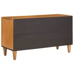 vidaXL Meuble TV Marron clair 80 x 33 x 46 cm bois de manguier massif