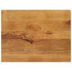 vidaXL Dessus de table 80x70x3 8 cm rectangulaire bois massif manguier