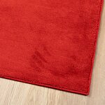vidaXL Tapis OVIEDO à poils courts rouge 80x200 cm