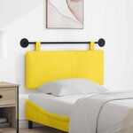 vidaXL Tête de lit suspendue Tissu en velours côtelé