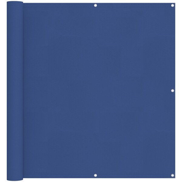 vidaXL Écran de balcon 110 x 700 cm Tissu Oxford Rectangulaire Bleu