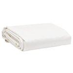 vidaXL Bâche blanc 1 5x2 5 m 650 g/m²