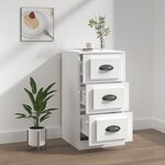 vidaXL Buffet blanc 36x35 5x67 5 cm bois d'ingénierie