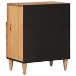 vidaXL Cabinet de chevet Naturel 50 x 33 x 62 cm Bois de mangue massif