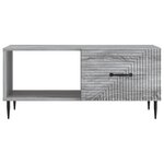 vidaXL Table basse Sonoma gris 90 x 50 x 40 cm Bois d'ingénierie
