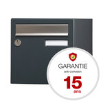 Boite aux lettre  Allure 2 portes  gris anthracite 7016M