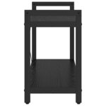 vidaXL Étagère Chêne noir 40 x 30 x 85 cm Bois d'ingénierie