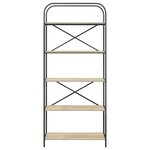 vidaXL Étagère Chêne sonoma 80 x 30 x 183 cm Bois d'ingénierie