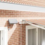 vidaXL Auvent Rétractable Multicolore 350 x 250 cm Tissu et acier