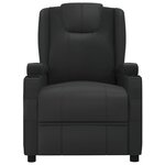 vidaXL Fauteuil Noir Similicuir