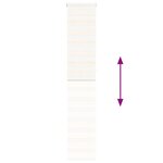 vidaXL Store zèbre beige marbré largeur du tissu 45 9 cm polyester