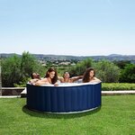 Spa gonflable PAROS bleu pvc 4 places 700L