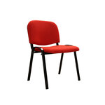 Q-connect chaise empilable - Max. supporte 100kg - 91x49x44cm - Rouge