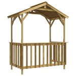 vidaXL Abri de barbecue 163 5x93x210 cm Bois de pin imprégné