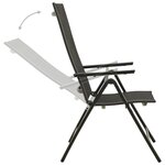 vidaXL Ensemble de bistro 5 Pièces noir et anthracite
