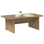 vidaXL Table basse Chêne artisanal 93 x 53 x 33 cm Bois d'ingénierie
