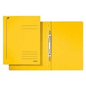 paquet de 25 Chemises à spirale, format A4, carton ColorSpan, jaune LEITZ