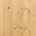 vidaXL Coiffeuse Corona 110x50x75 cm bois de pin massif