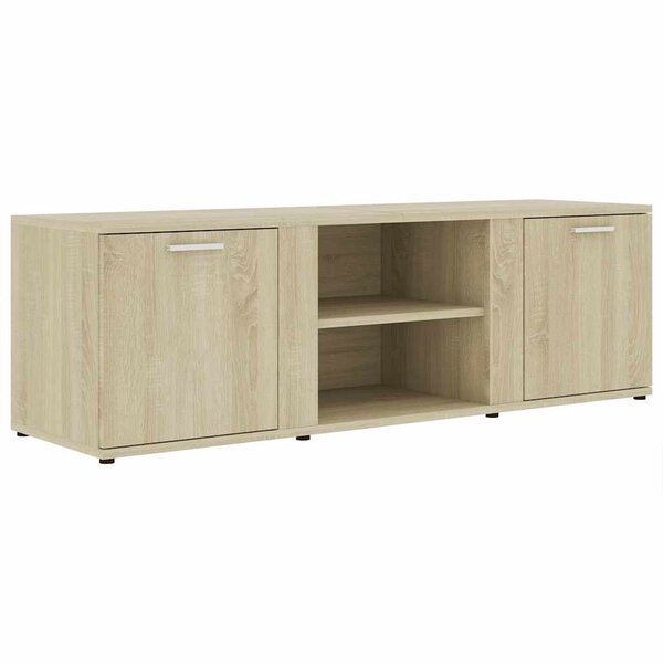 vidaXL Meuble TV Chêne sonoma 120x34x37 cm Bois d’ingénierie