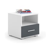 Table de Chevet Emi tiroir gris