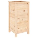 vidaXL Jardinière 40x40x78 cm bois de pin massif