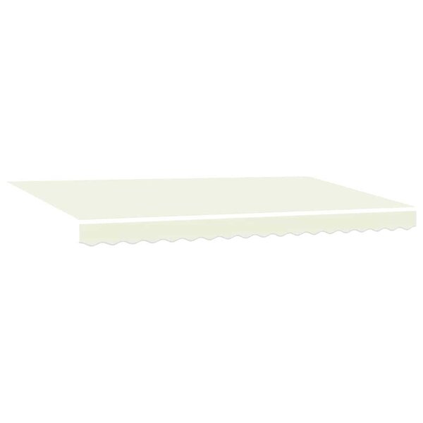 vidaXL Auvent Rétractable Crème et anthracite 400 x 200 cm