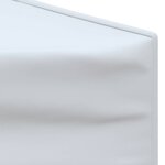 vidaXL Tente de réception pliable avec parois Blanc 3x6 m