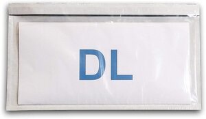 Lot de 100 pochettes porte-document dl neutre