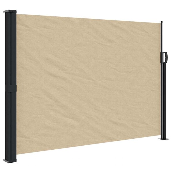 vidaXL Auvent latéral rétractable beige 140x300 cm