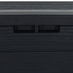 vidaXL Boîte de stockage jardin Anthracite 58 5x46x55 cm Polypropylène