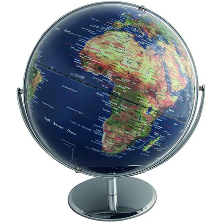 Globe politique Multidirectionnel Diam 30 cm Bleu SIGN