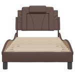 vidaXL Cadre de lit sans matelas marron 90x190 cm similicuir