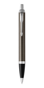 PARKER IM Stylo bille  espresso intense  recharge bleue pointe moyenne  Coffret cadeau