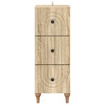 vidaXL Armoire à tiroirs 33 x 34 5 x 90 cm Bois d'ingénierie