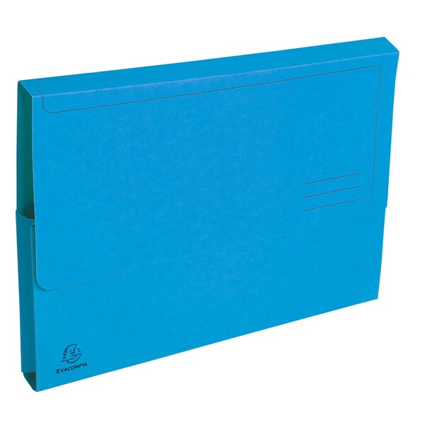 Paquet De 10 Chemises Poche Coloris Vifs Forever - 24x32cm - Bleu Clair - X 10 - Exacompta